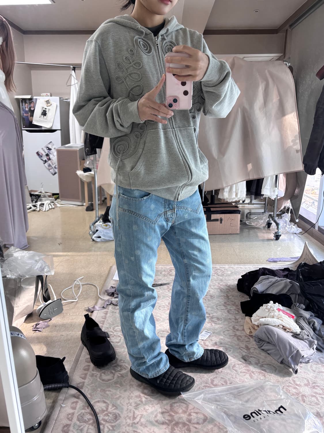 Sunao kuwahara star pattern pants  상품이미지5