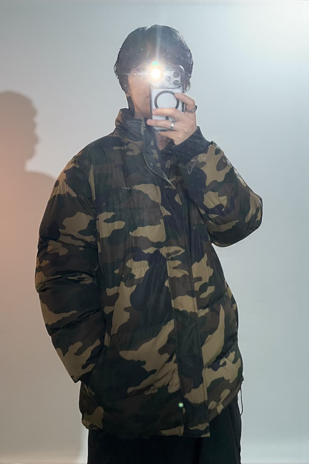 스투시 리버시블 카모 오버 패딩 상품이미지1