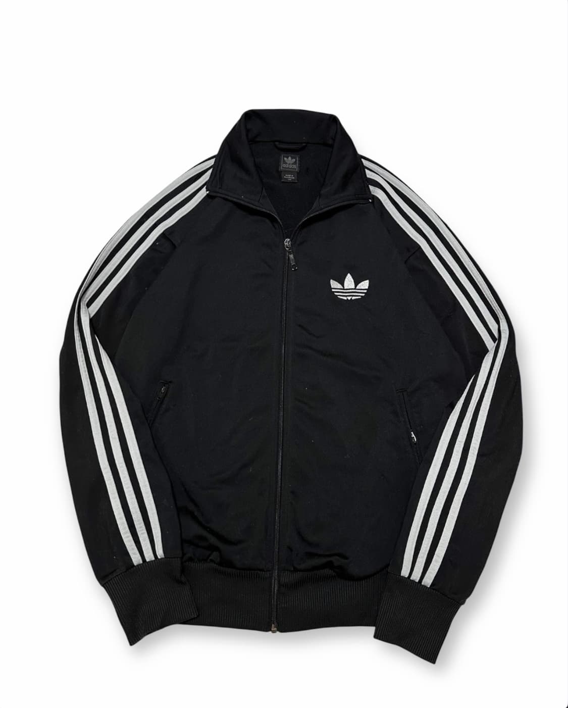 아디다스 구 파이어버드 블랙/실버 트랙탑 져지 상품이미지1