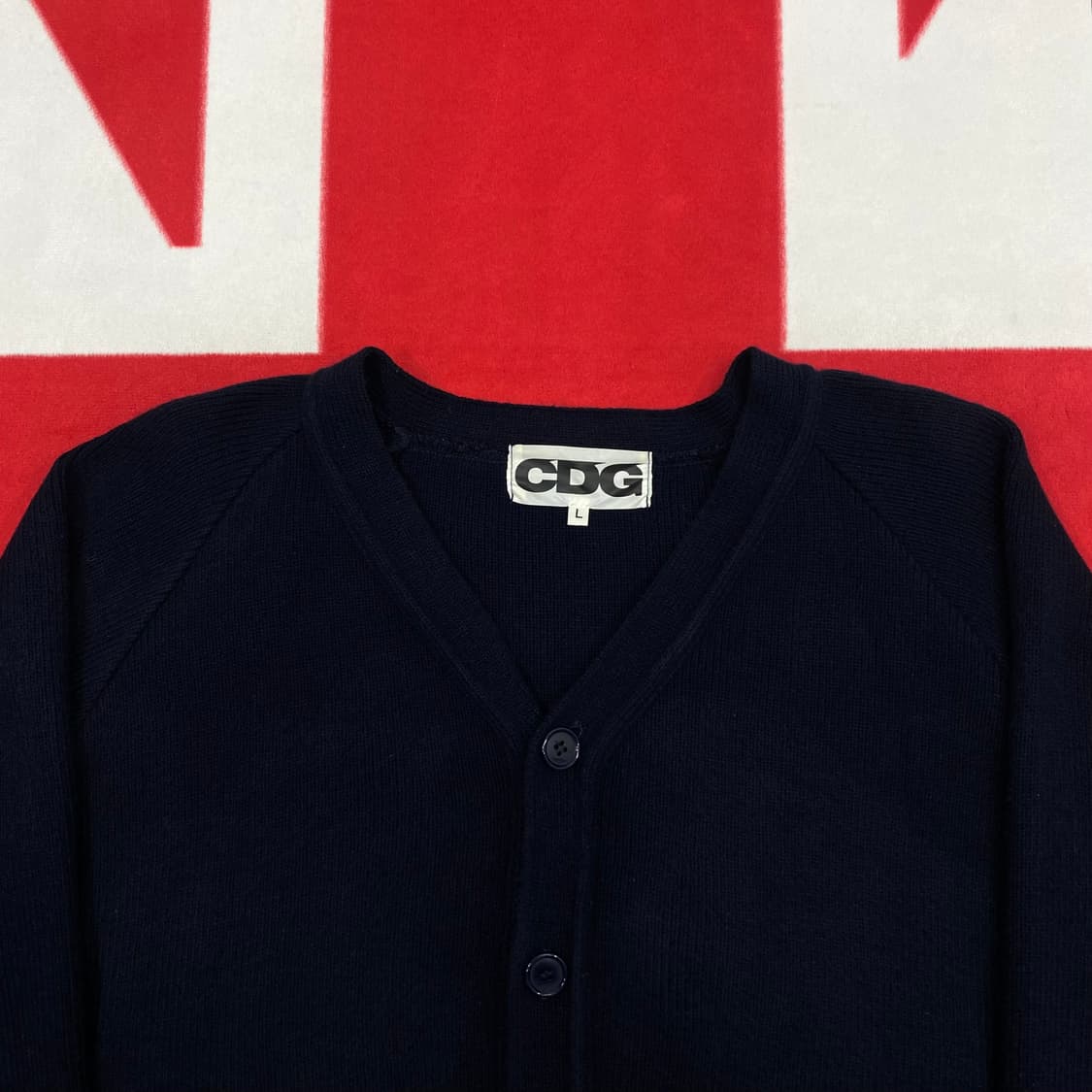꼼데가르송 CDG 백로고 가디건 L  상품이미지5