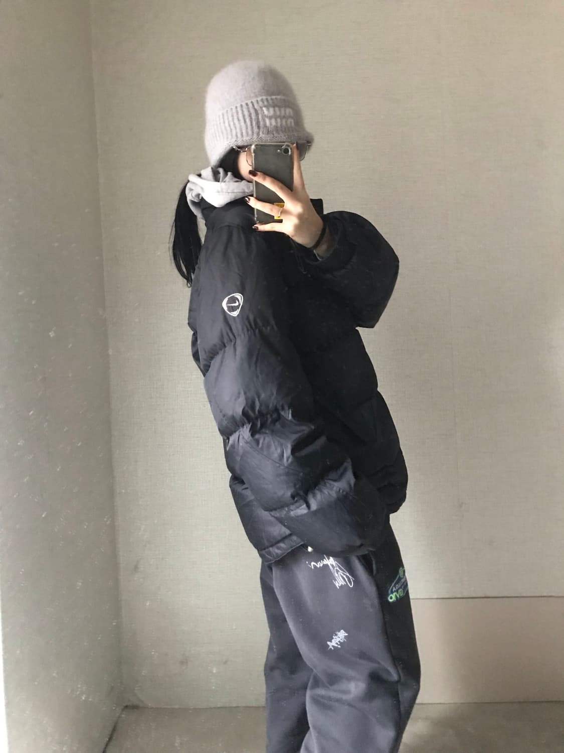 나이키 유벤투스 오버핏 패딩 상품이미지4