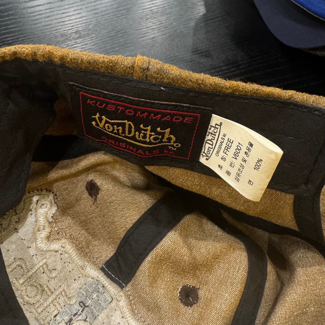 본더치 브라운 빈티지 볼캡  상품이미지5