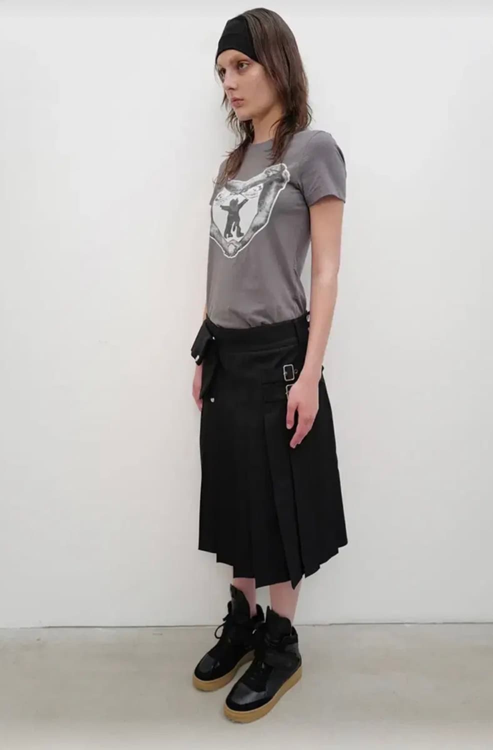 open yy 카고 플리츠 스커트 상품이미지2