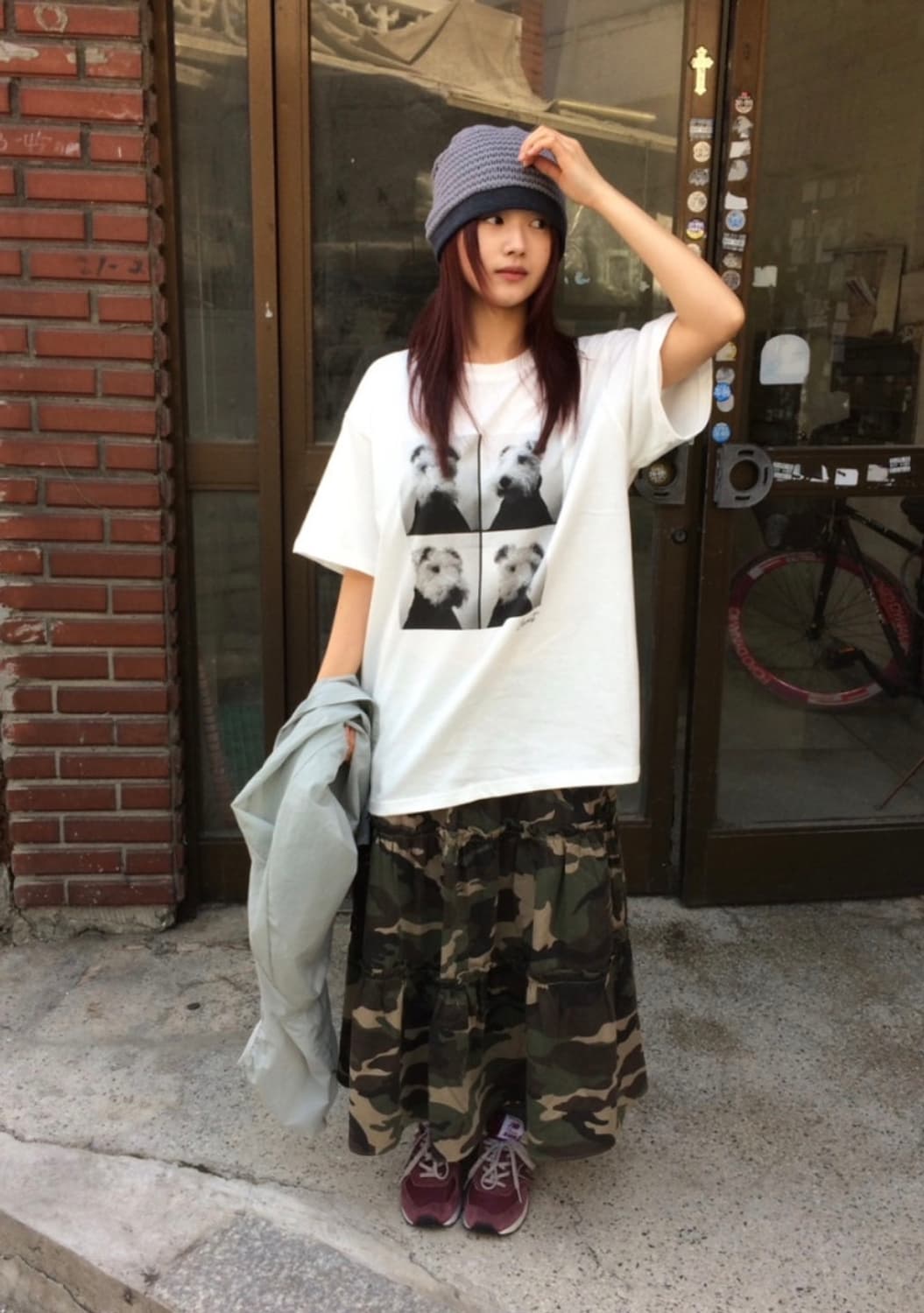 빈티지 그레이 비니 상품이미지3