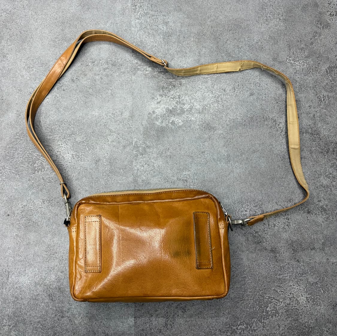 요시다 포터 브라운 레더 미니 크로스백 상품이미지4