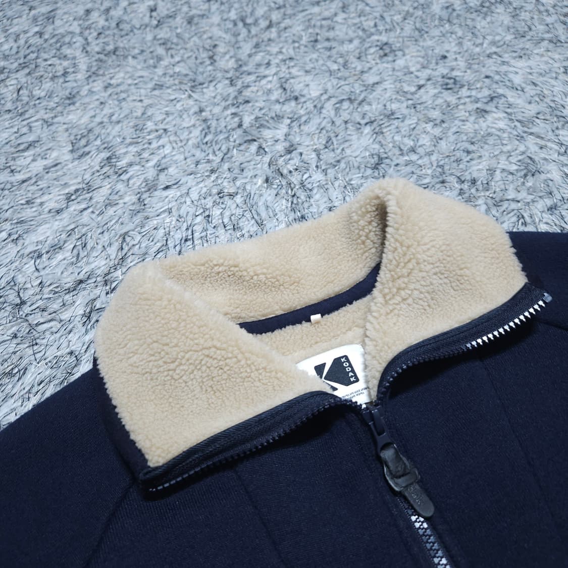 코닥) S(100~) 남자 브라우니 오버핏 니트하프집업 / 왕눈이샵 상품이미지7