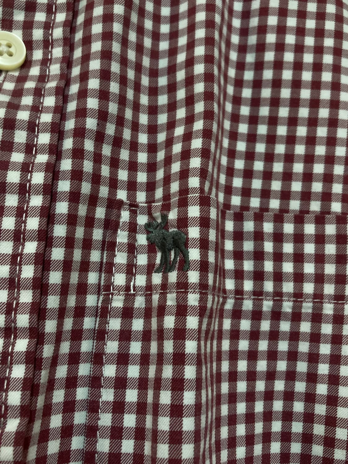 ⚜️Abercrombie & Fitch(아베크롬비) 체크 버튼 다운 셔츠 상품이미지3