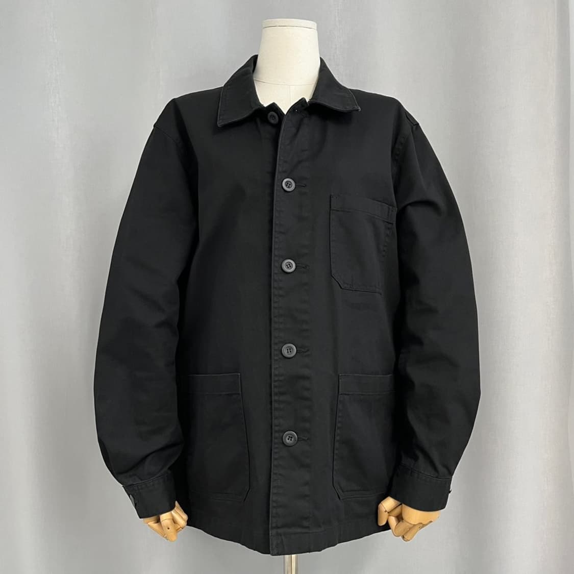 무신사스탠다드 블랙 사틴 초어 자켓/#3598 상품이미지1