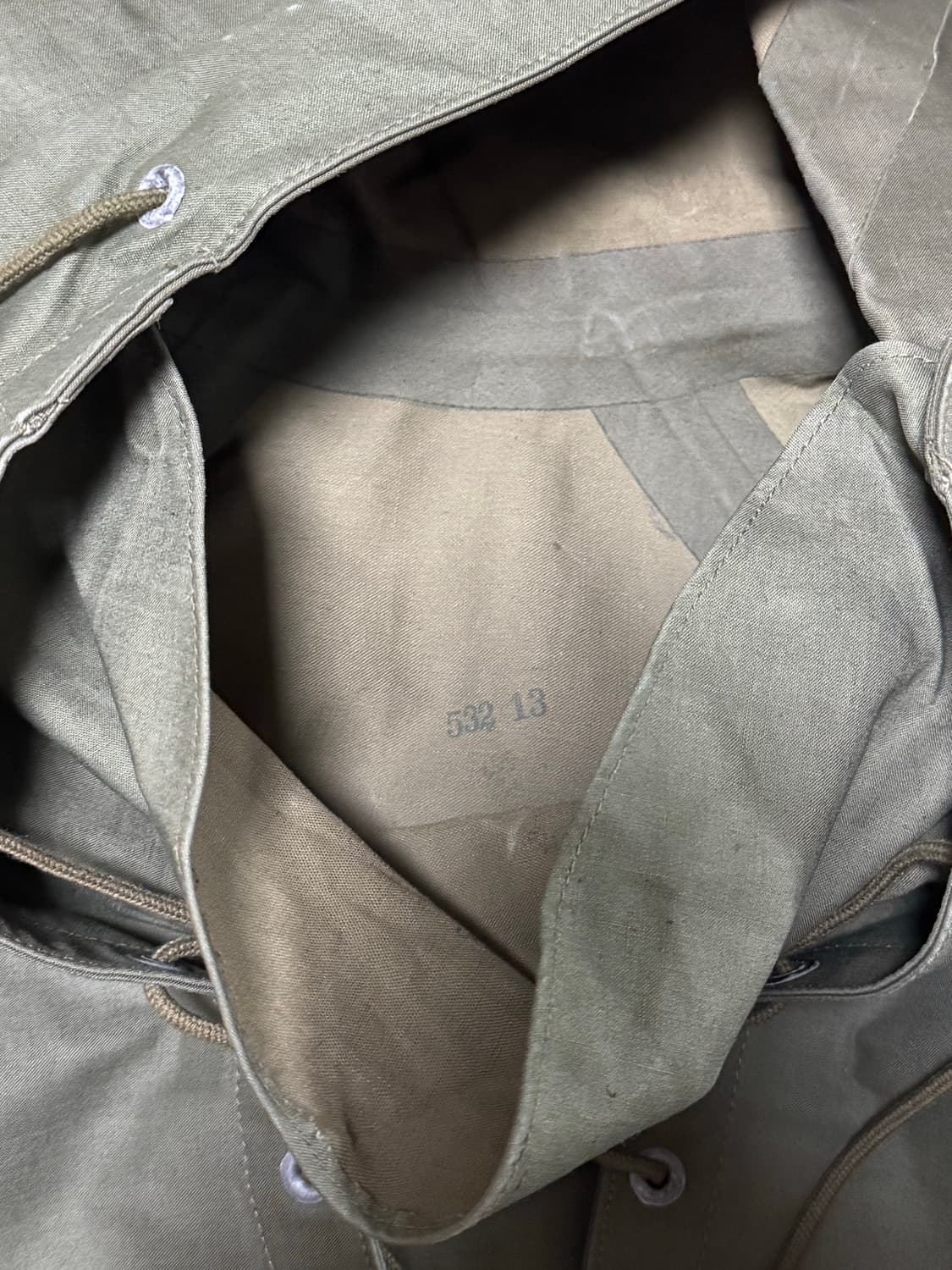 1940's WW2 USN Wet Weather Parka 덱아노락 상품이미지5