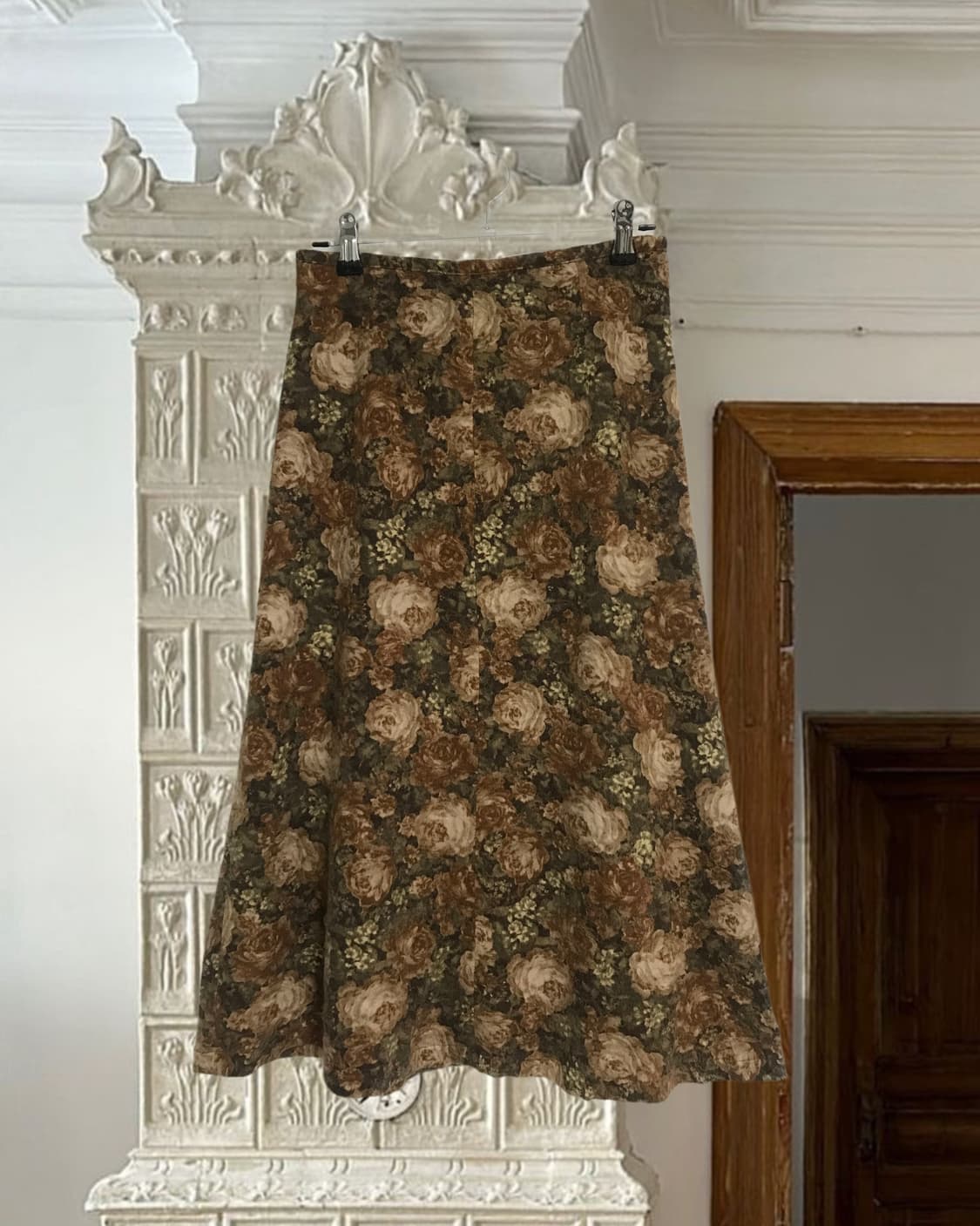  vintage flower pattern skirt 상품이미지7