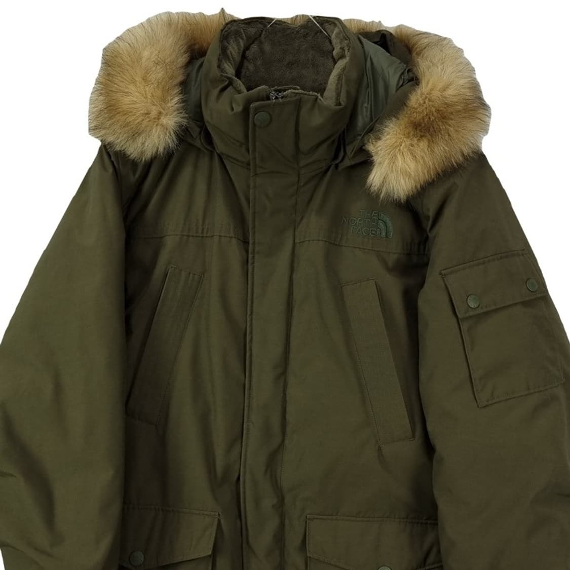 [노스페이스] 덕다운 야상 패딩 올리브카키 M18473 상품이미지4