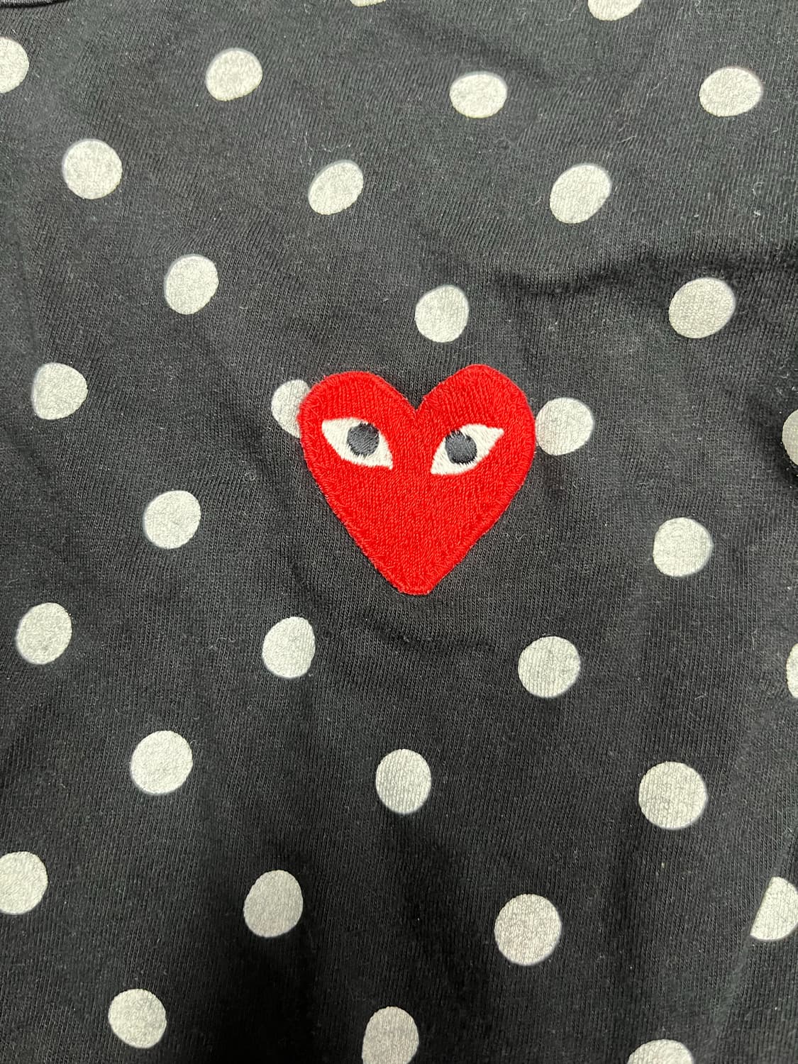 꼼데가르송 도트 롱슬리브 s 상품이미지2