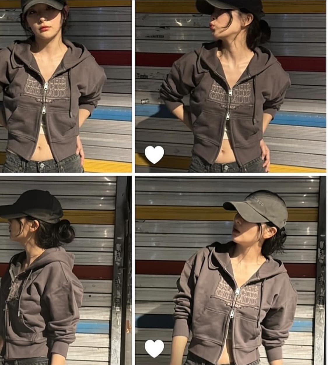 마리떼프랑소와저버 후드집업 슬기착용 상품이미지4