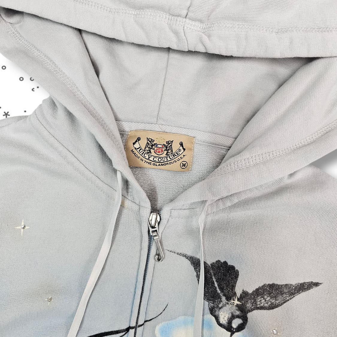  Juicy Couture 쥬시꾸뛰르 그레이 후드집업 상품이미지2