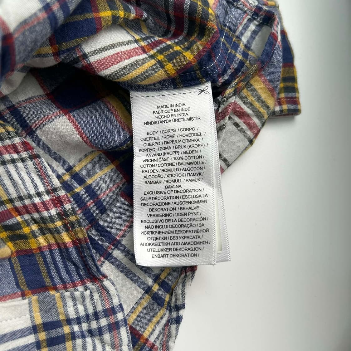 폴로 랄프로렌 클래식핏 체크 셔츠(XS) 상품이미지8