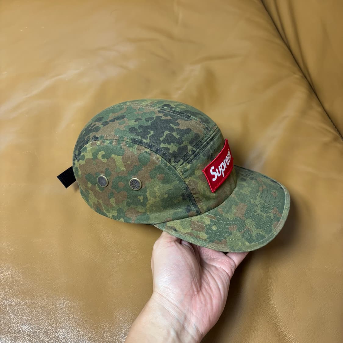 Supreme 슈프림 밀리터리 카모 캠프캡 모자 (Washed Camo) 상품이미지3