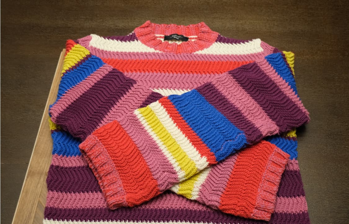 (미사용품) 위캔드 막스마라 멀티컬러 니트 상품이미지2