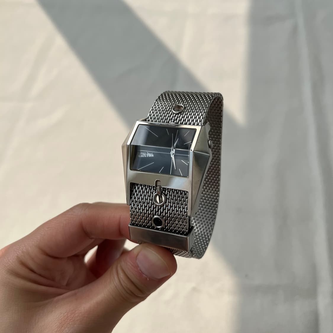 장폴 고티에 Sci-Fi 벨트 워치 인더스트리얼 메쉬 시계 상품이미지2