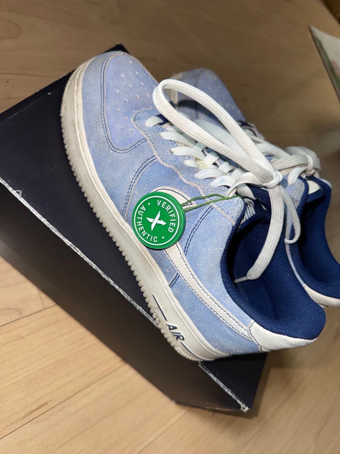 나이키 에어포스1 '07 더스티블루 사이즈250 상품이미지3