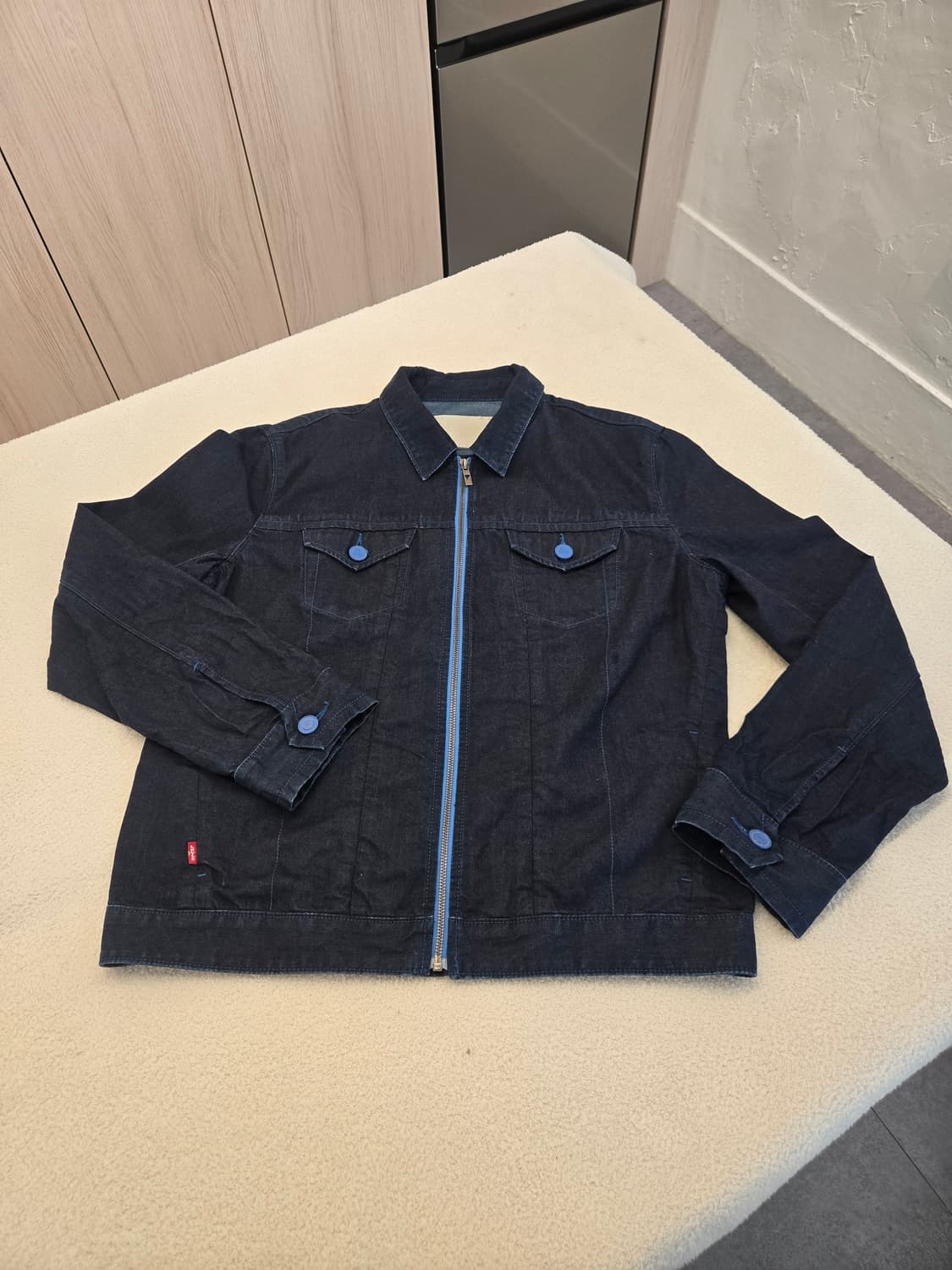 리바이스 인디고 데님 집업 자켓 XL 상품이미지2