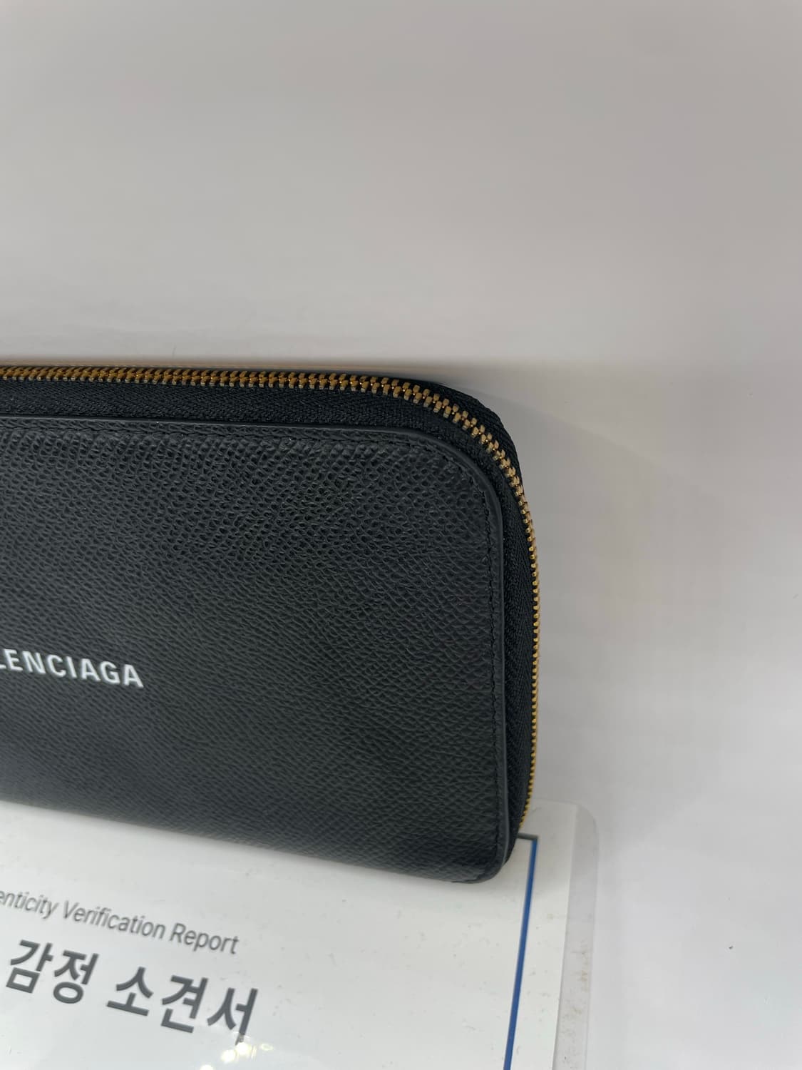 발렌시아가 로고 어라운드 장지갑 상품이미지3