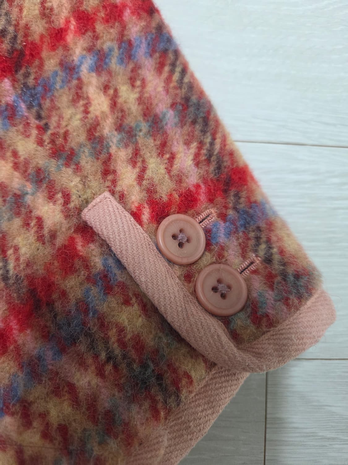 핑크하우스 체크패턴 트위드 자켓 상품이미지3