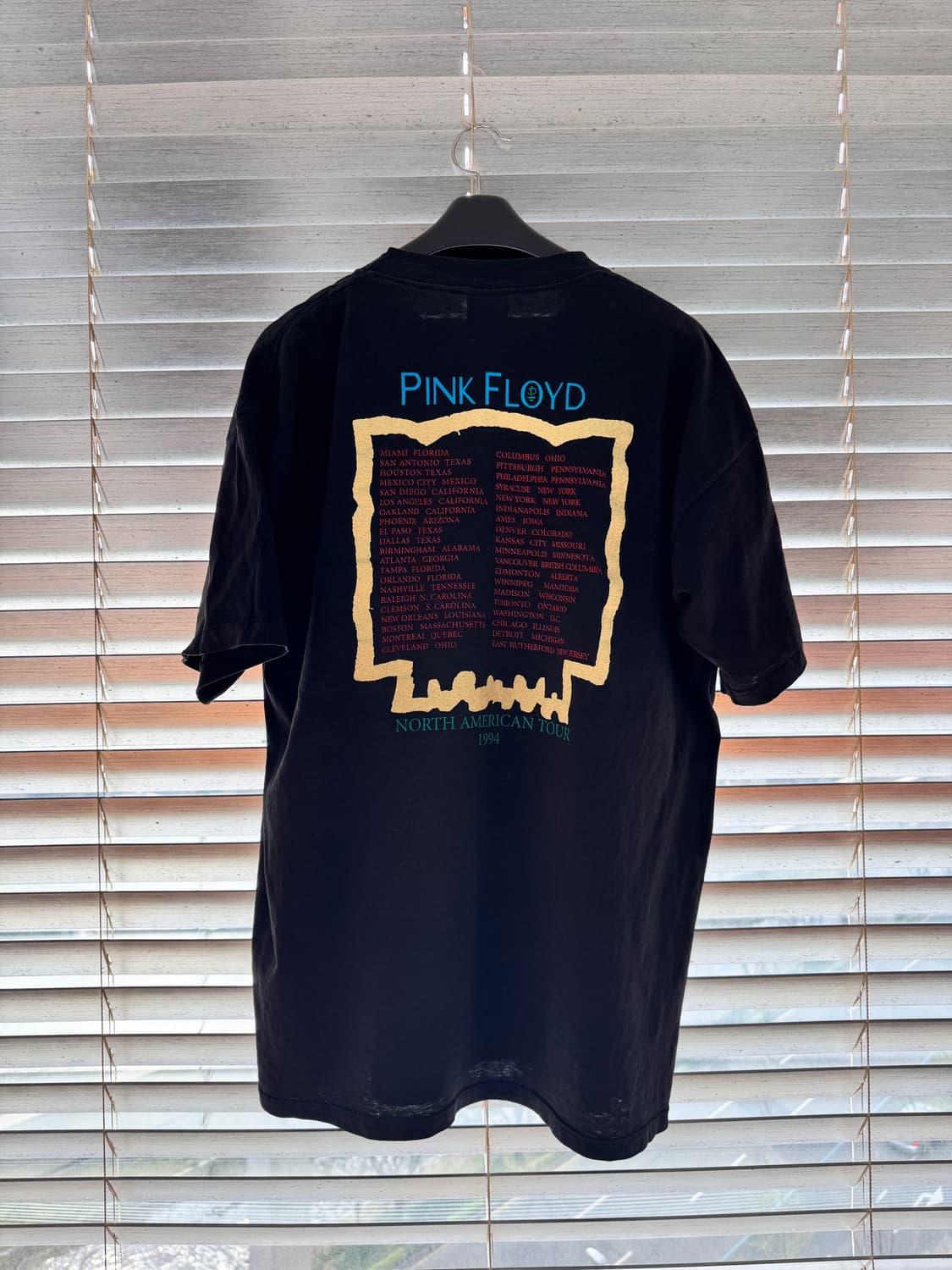 [XL] 90s 핑크 플로이드 디비전 벨 투어 밴드 티셔츠 상품이미지2