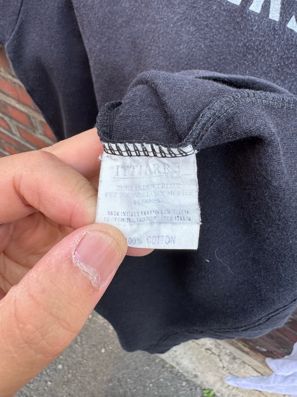 90s 베르사체 스펠아웃 반팔티셔츠  상품이미지4