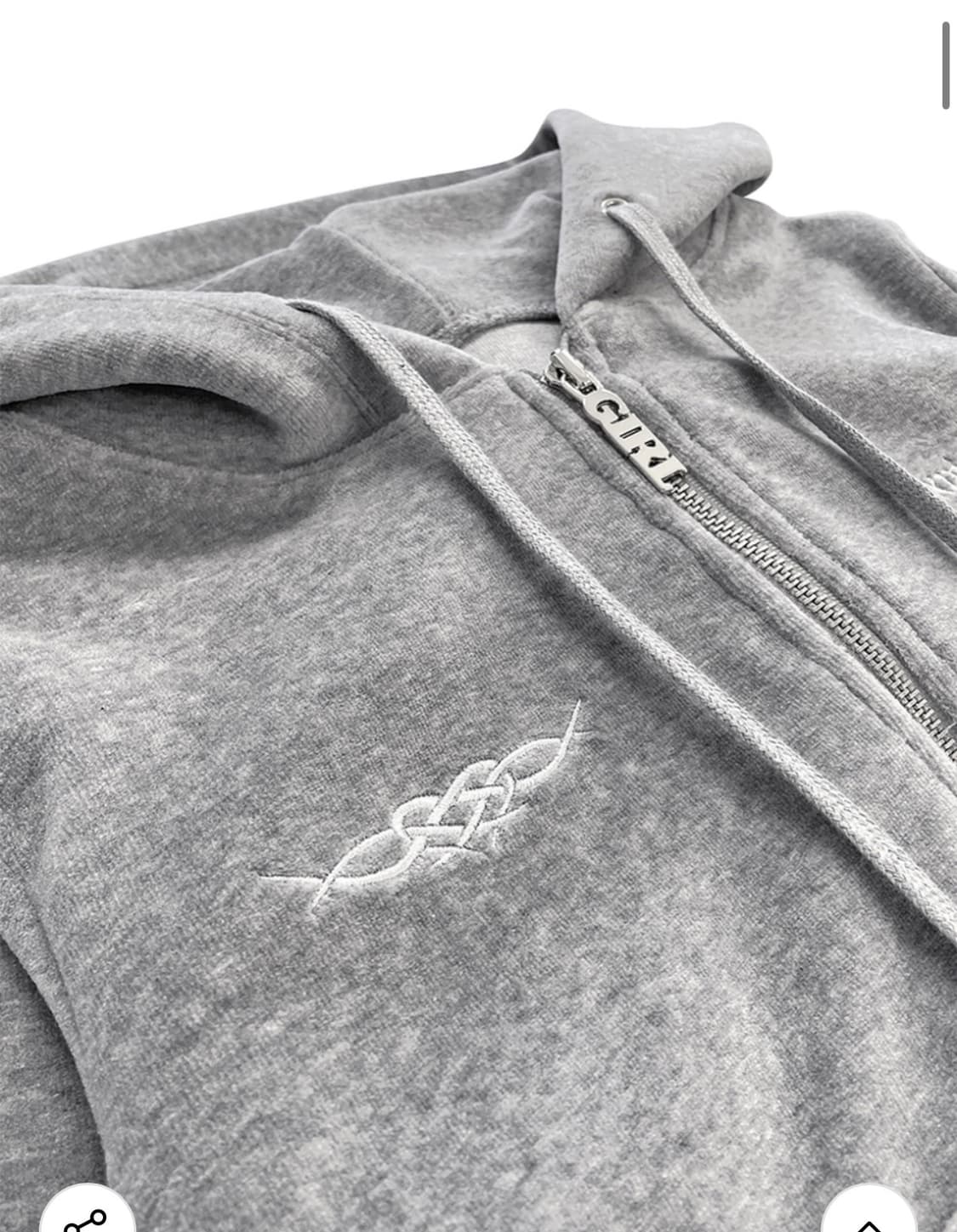 익스파이어드걸 벨루아 후드집업 그레이 상품이미지3