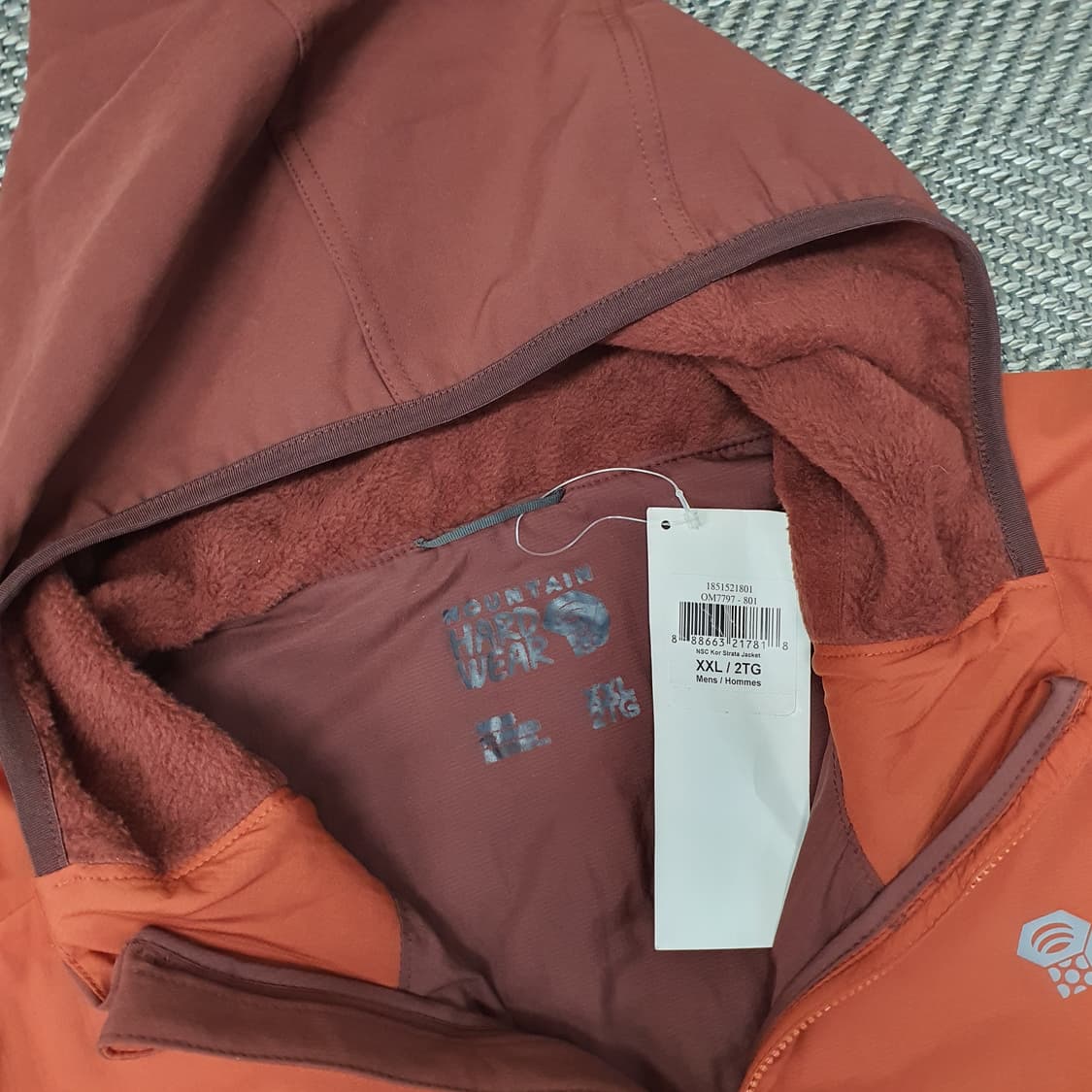 미착용 마운틴하드웨어 간절기 후드집업 남자115 상품이미지2