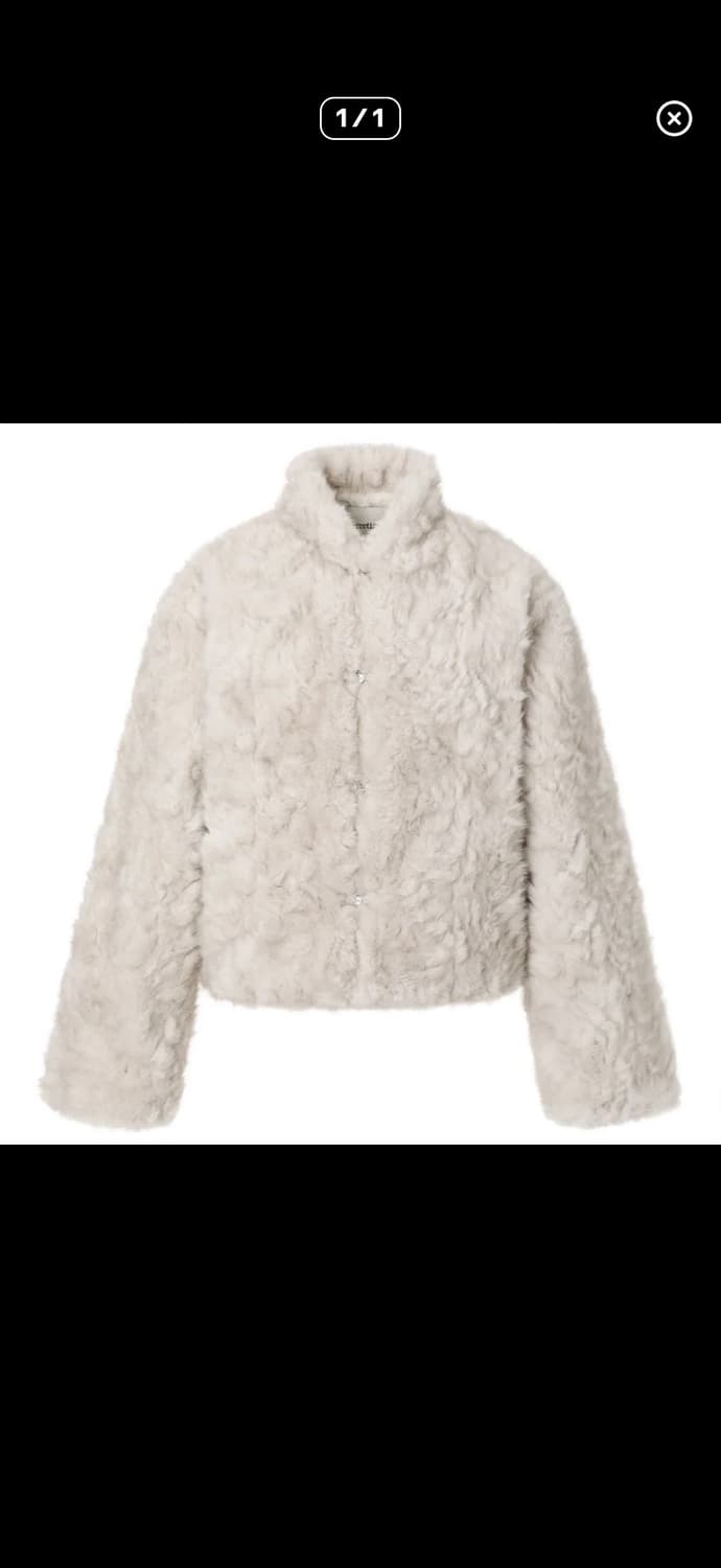 쓰리타임즈) 리본 타이 퍼자켓  상품이미지1