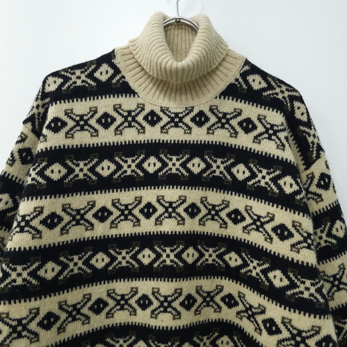 모 100% 노르딕 터틀넥 니트 상품이미지2