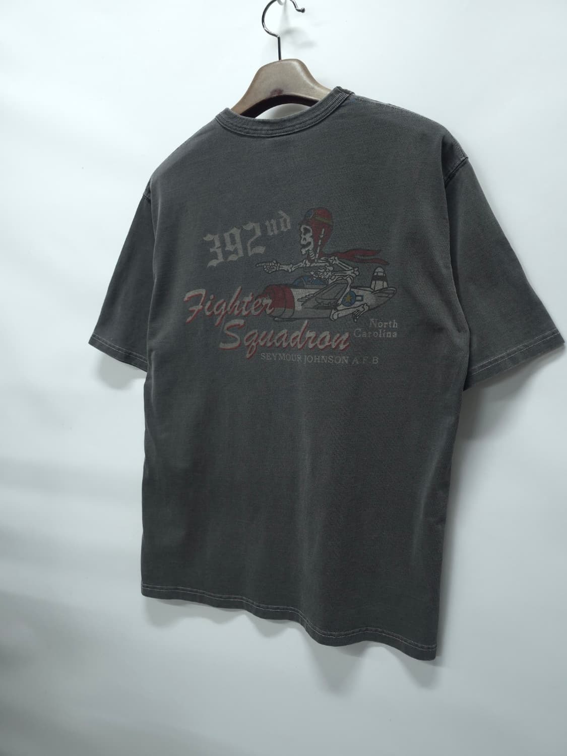 아웃스탠딩 392 전투비행단 피그먼트 반팔 티셔츠(M) 상품이미지8