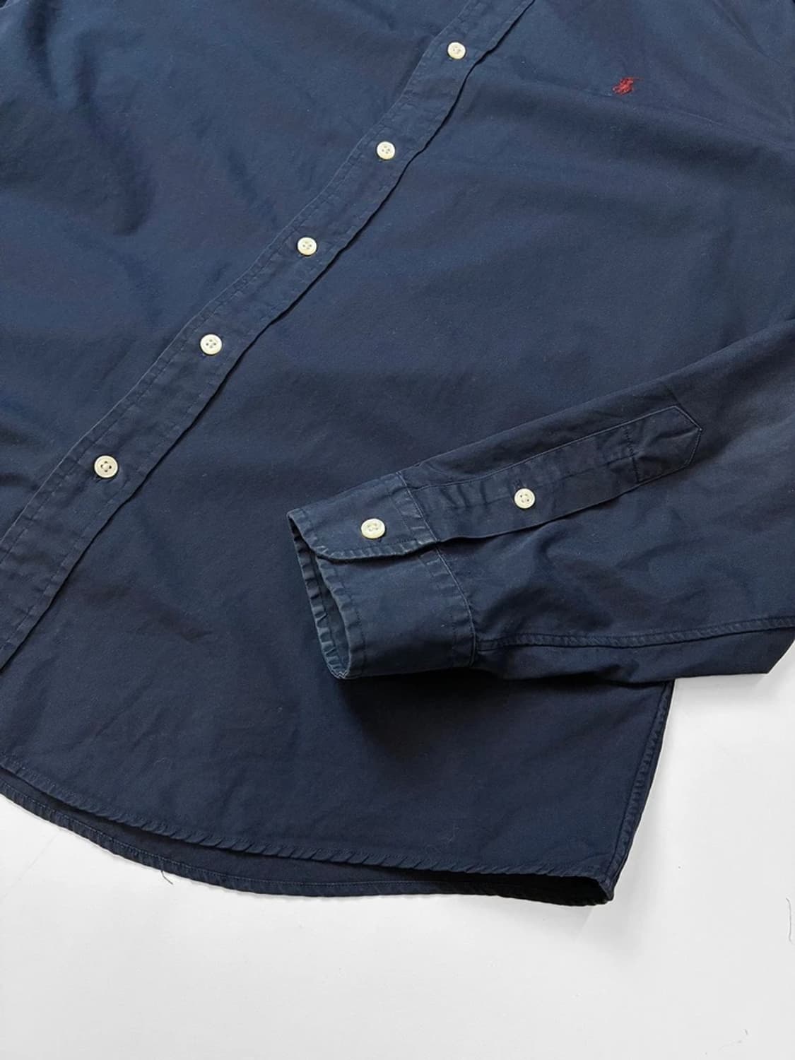 폴로 랄프로렌 00s 옥스퍼드 솔리드 자수로고 셔츠 PN5417 상품이미지4