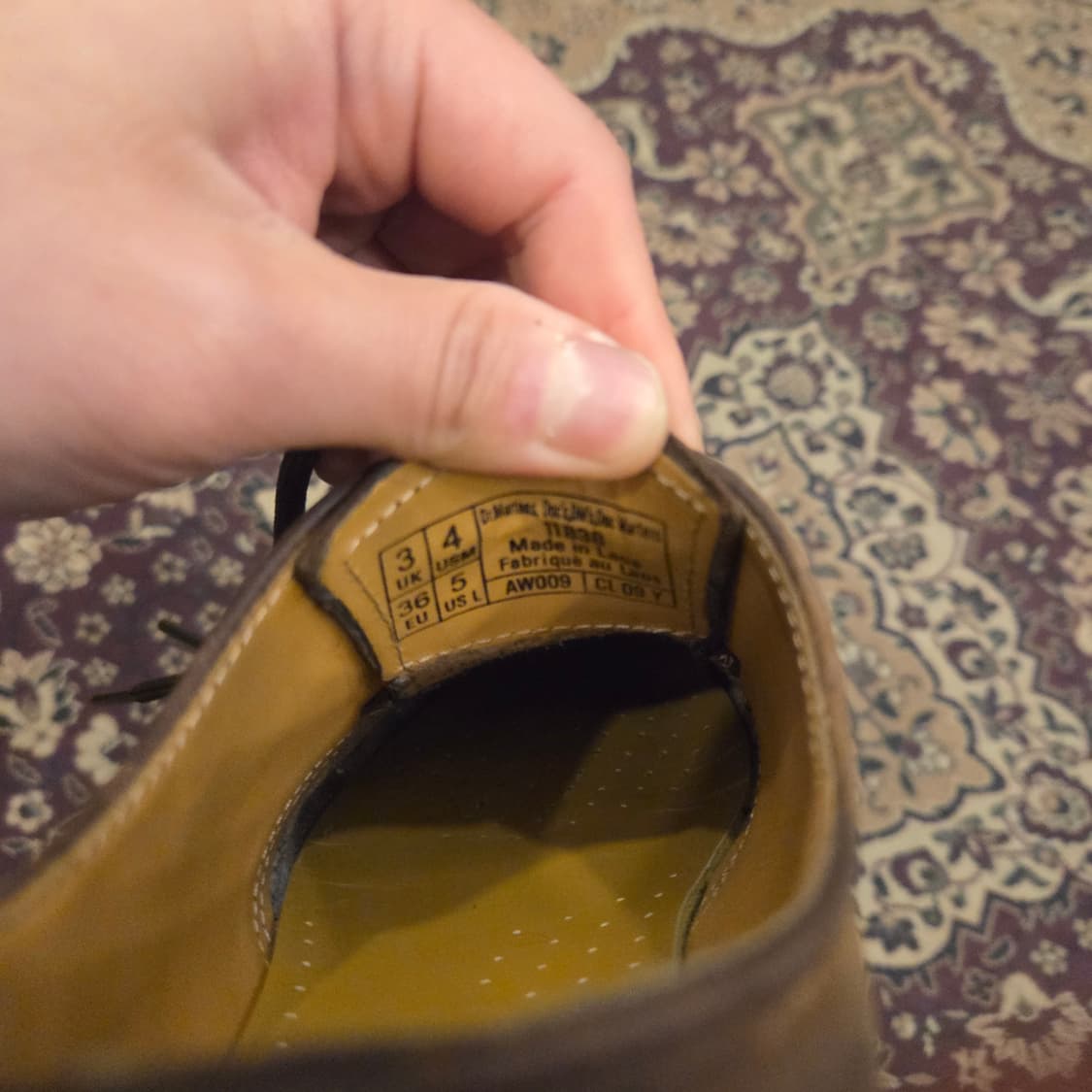 닥터마틴 1461 크레이지홀스 uk3 220-225 상품이미지7