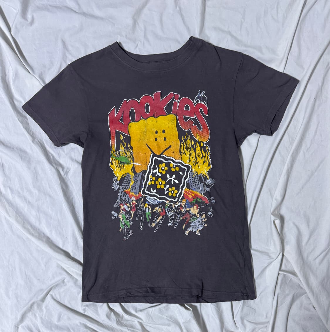 캐피탈 버스터 페키시 보위 프린트 티셔츠 상품이미지1