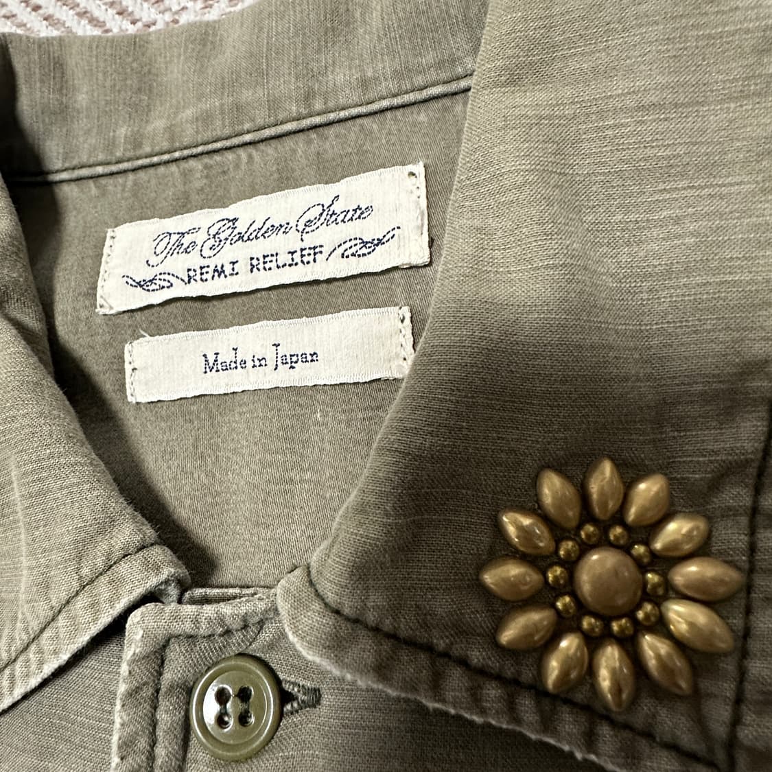 REMI RELIEF japan military shirt jacket 상품이미지3