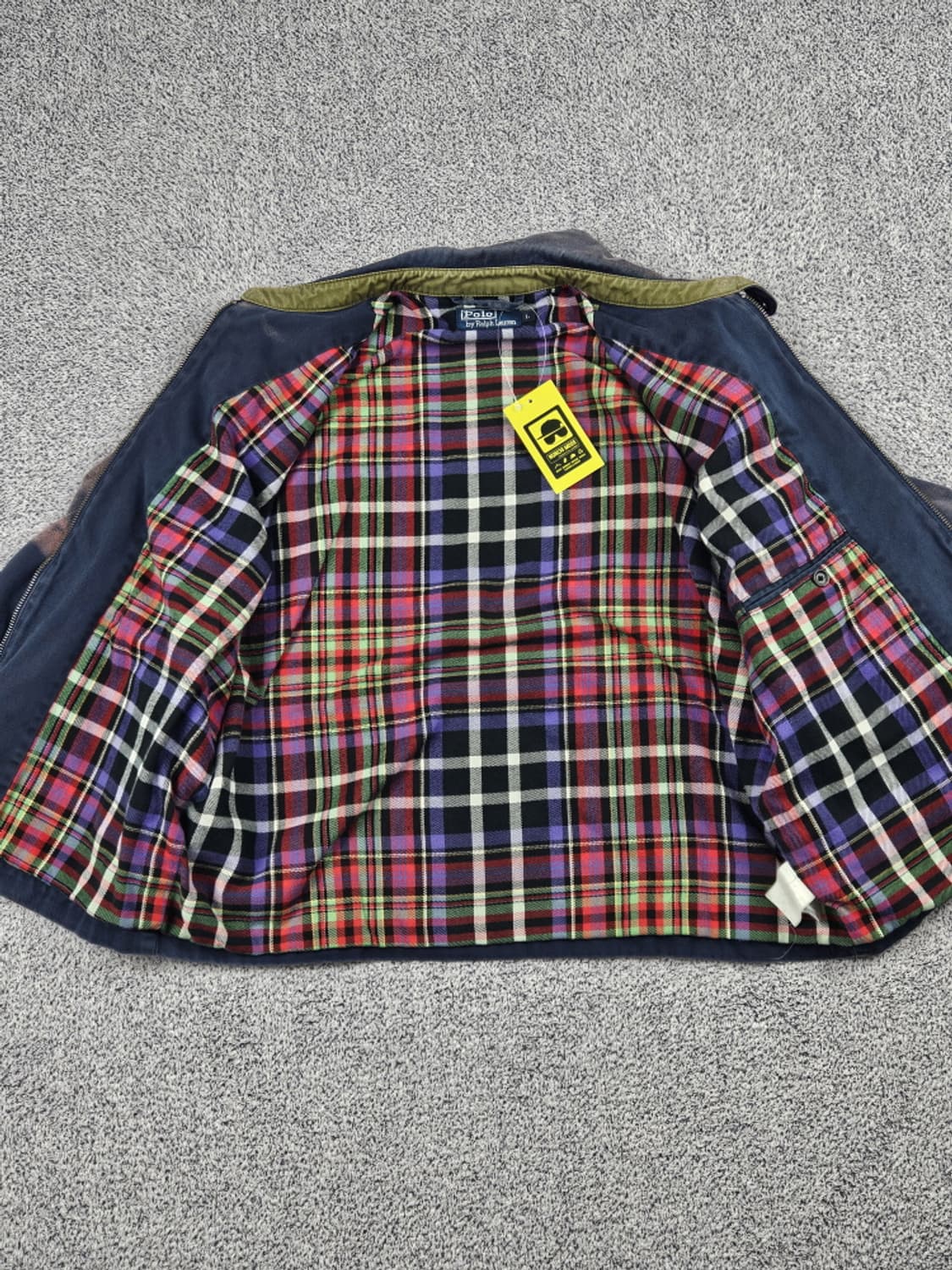 폴로랄프로렌 다잉 워시드 커스텀 블루종 자켓 ( L ) / 10082 상품이미지6