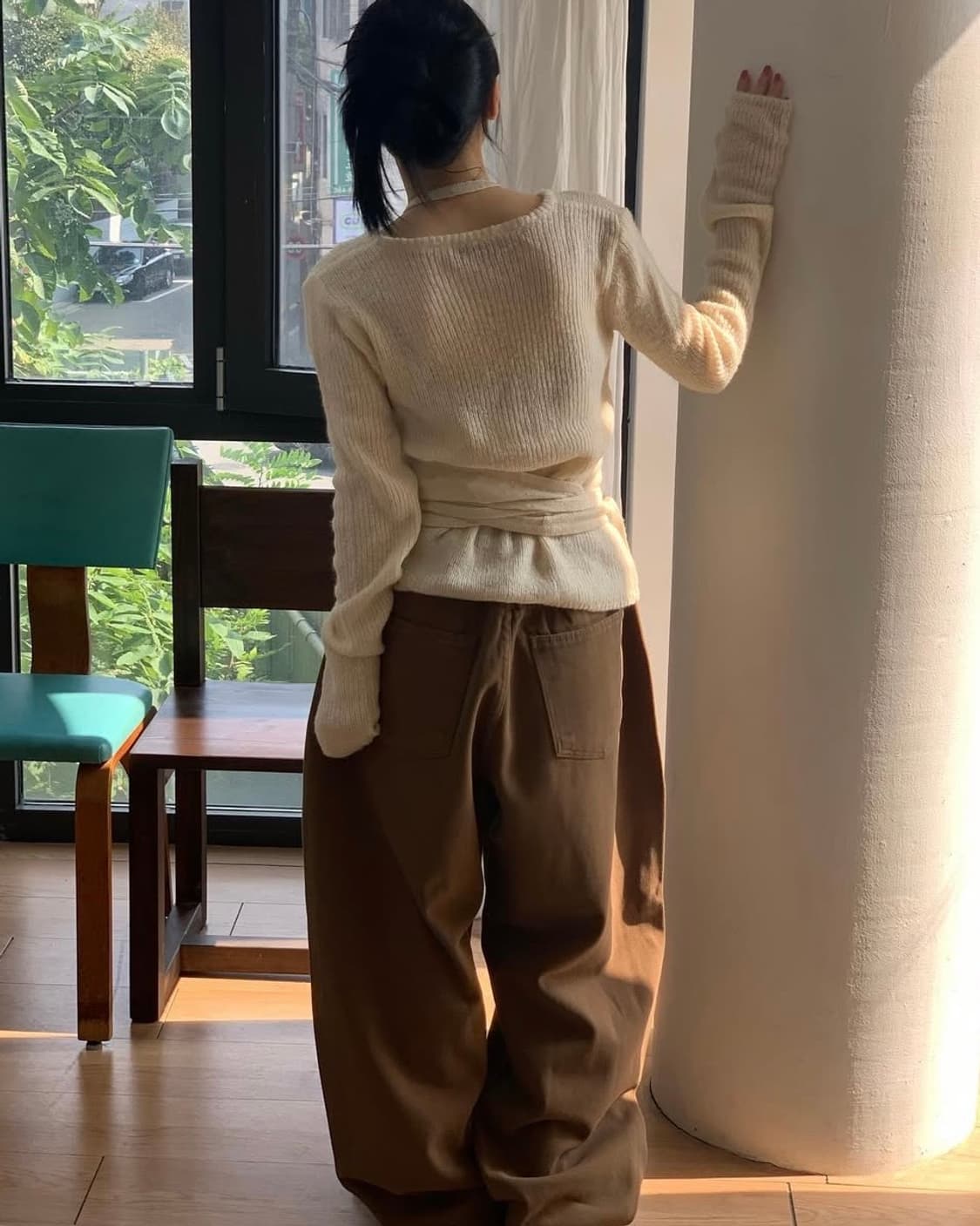 르미닛 니트 뷔스티에+가디건 세트 상품이미지4