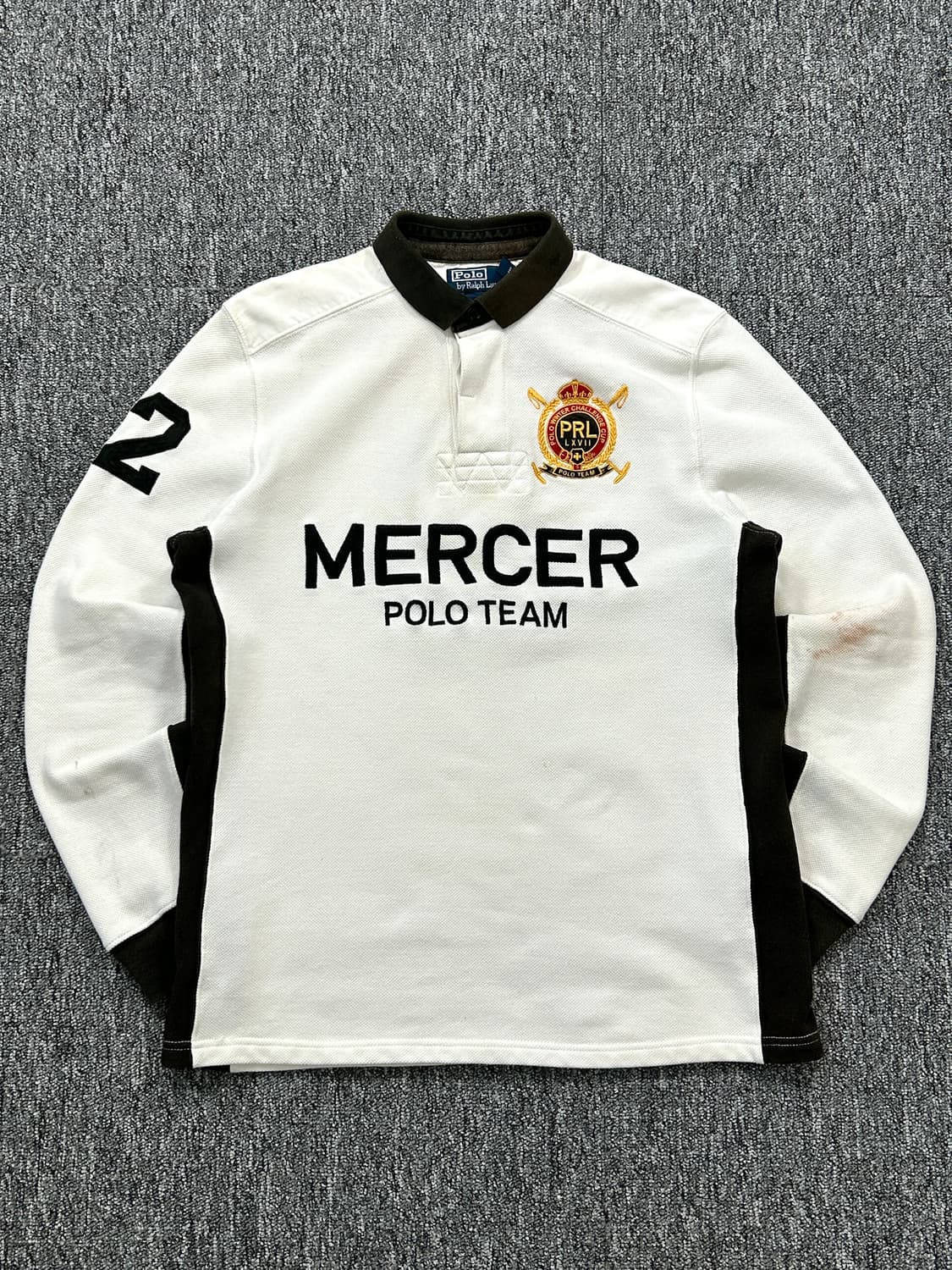 폴로 랄프로렌 팀 메르세르 화이트 럭비티 M   상품이미지3