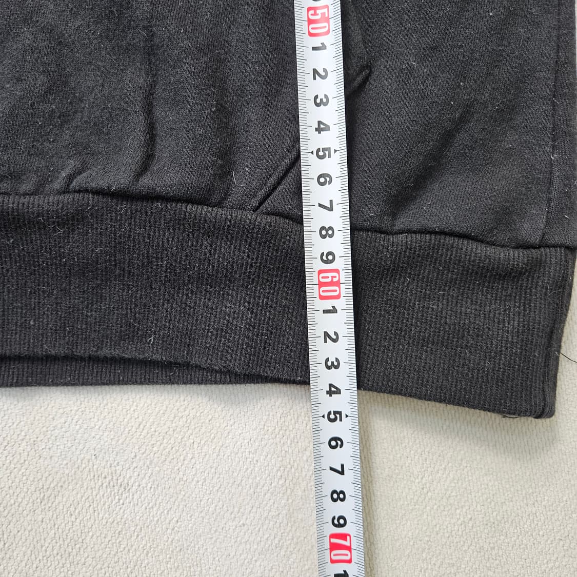 L 빈티지 블랙 후드티 0305Y 상품이미지5