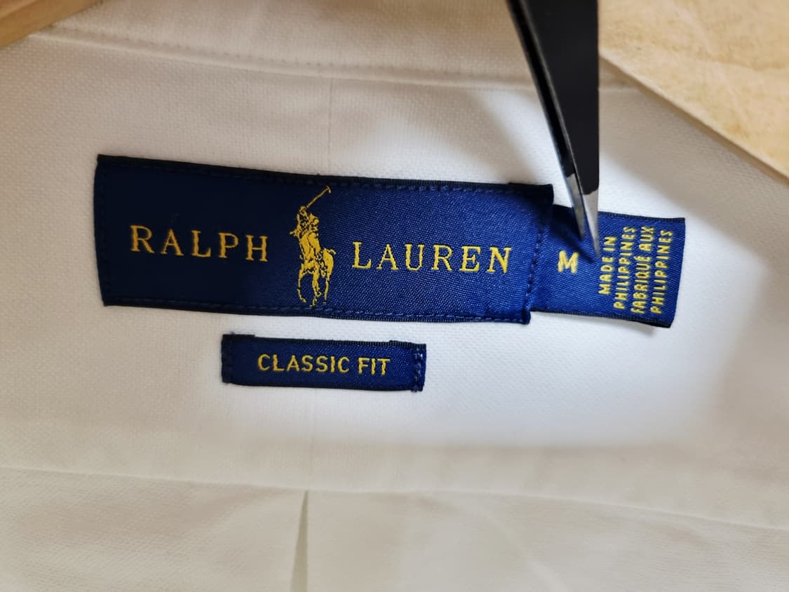 남성 폴로 POLO 옥스퍼드 옥스포드 화이트 흰색 긴팔 남방 셔츠 상품이미지5