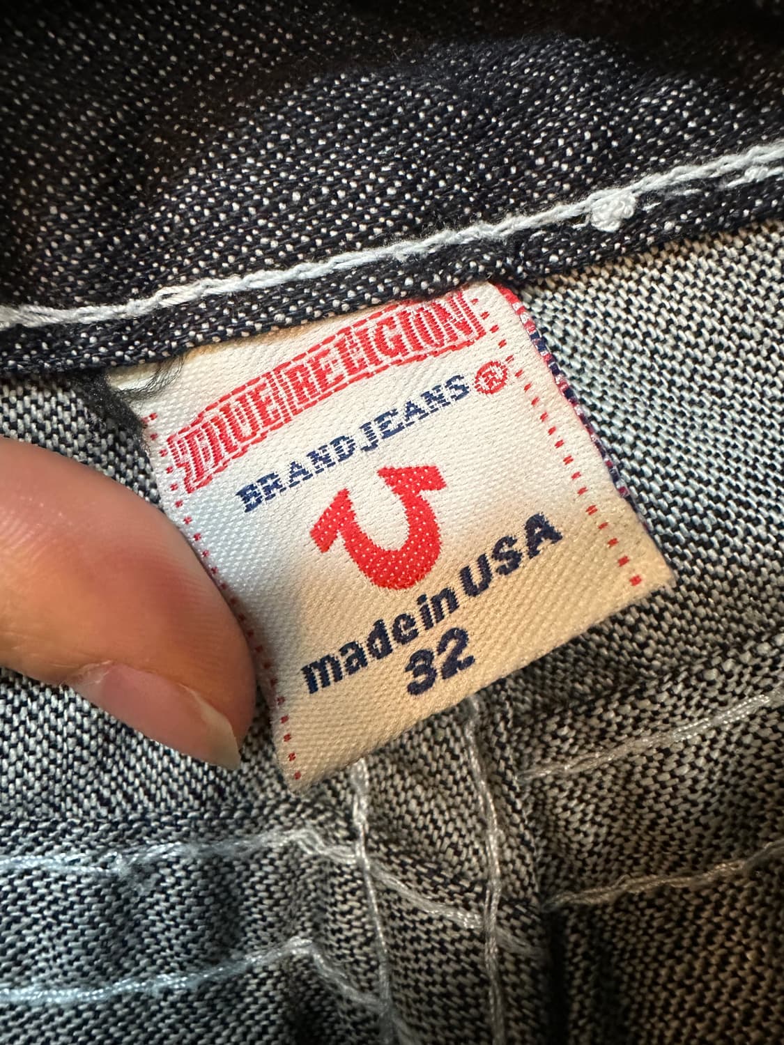 트루릴리젼 조이 워싱 부츠컷 데님 처분  상품이미지6