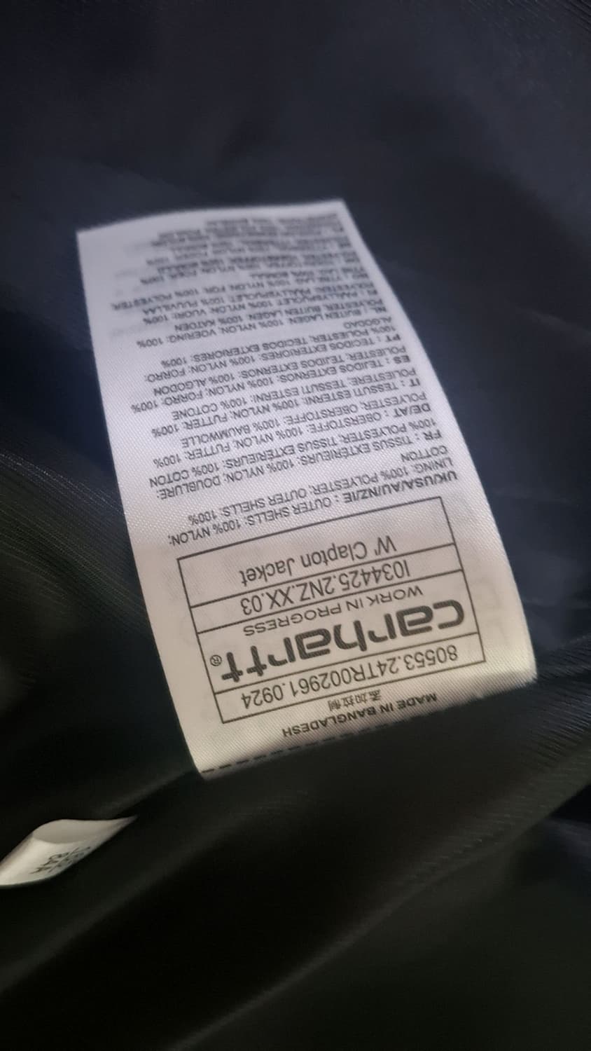 칼하트 W CLAPTON JACKET 상품이미지3