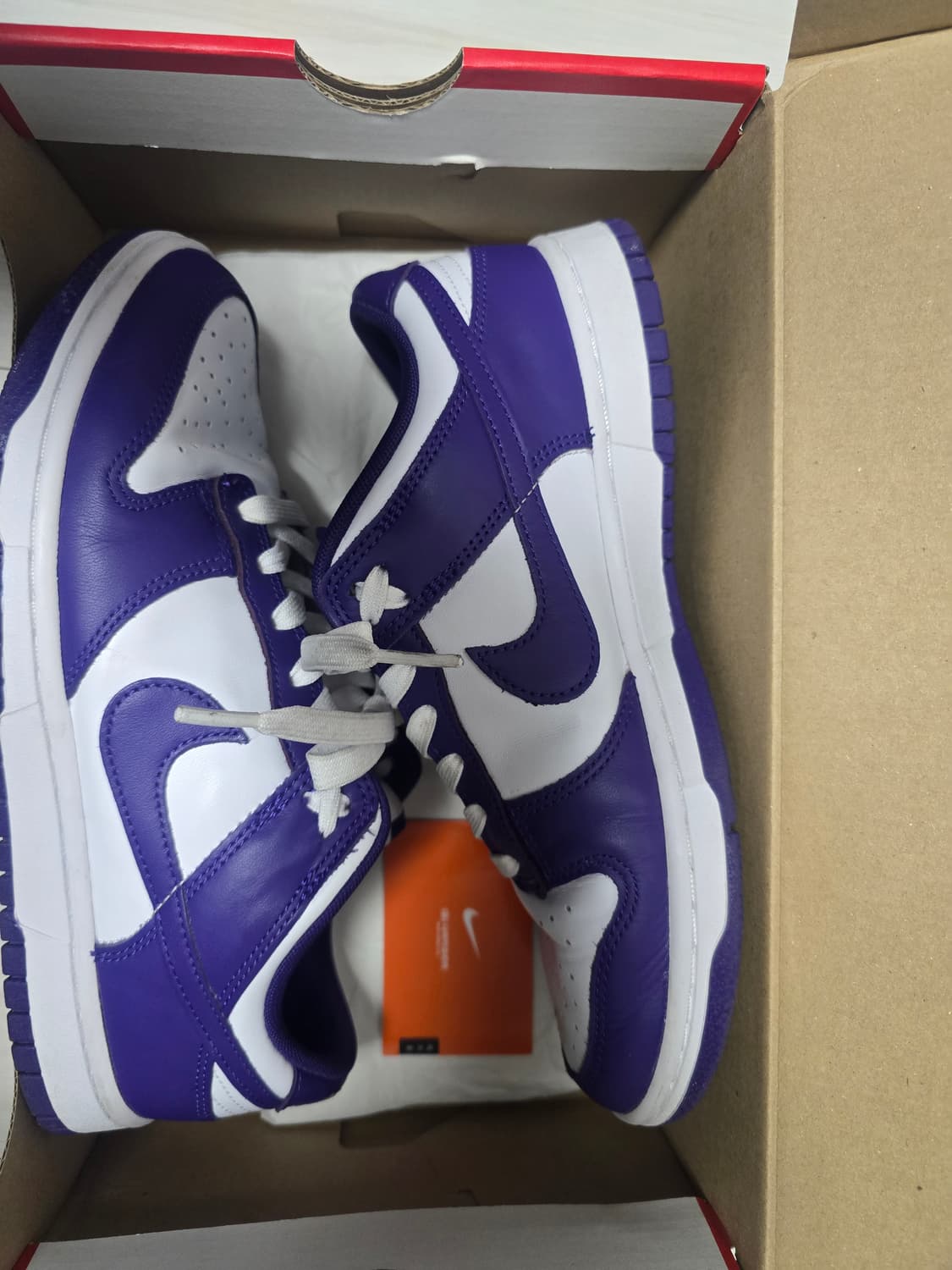 나이키 덩크 로우 코트 퍼플  상품이미지5