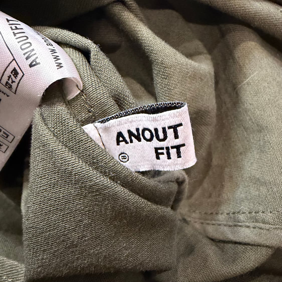 언아웃핏 M-65 오버핏 카키 피쉬테일 파카  상품이미지5