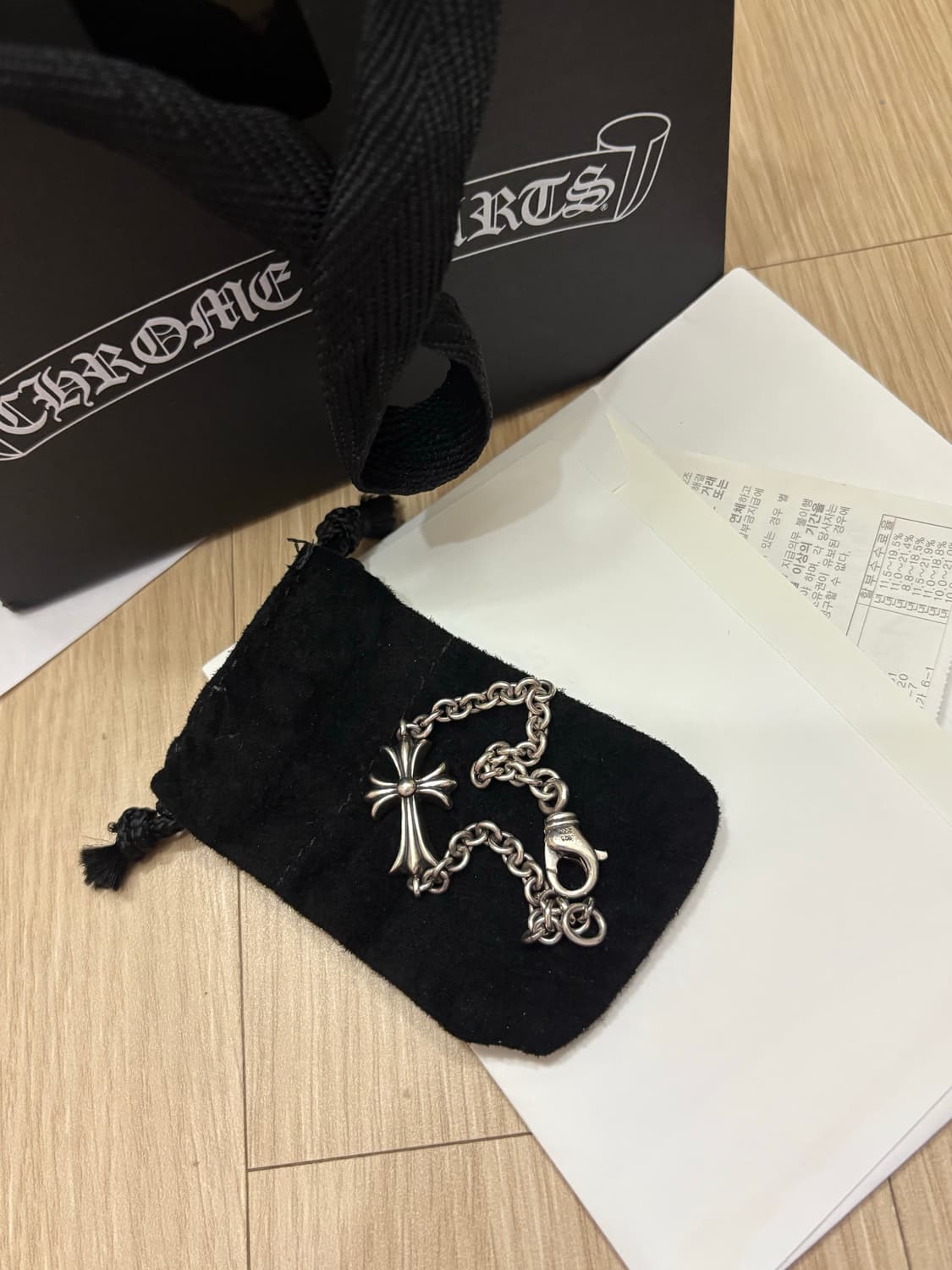 크롬하츠 ne체인 팔찌 7인치 상품이미지1