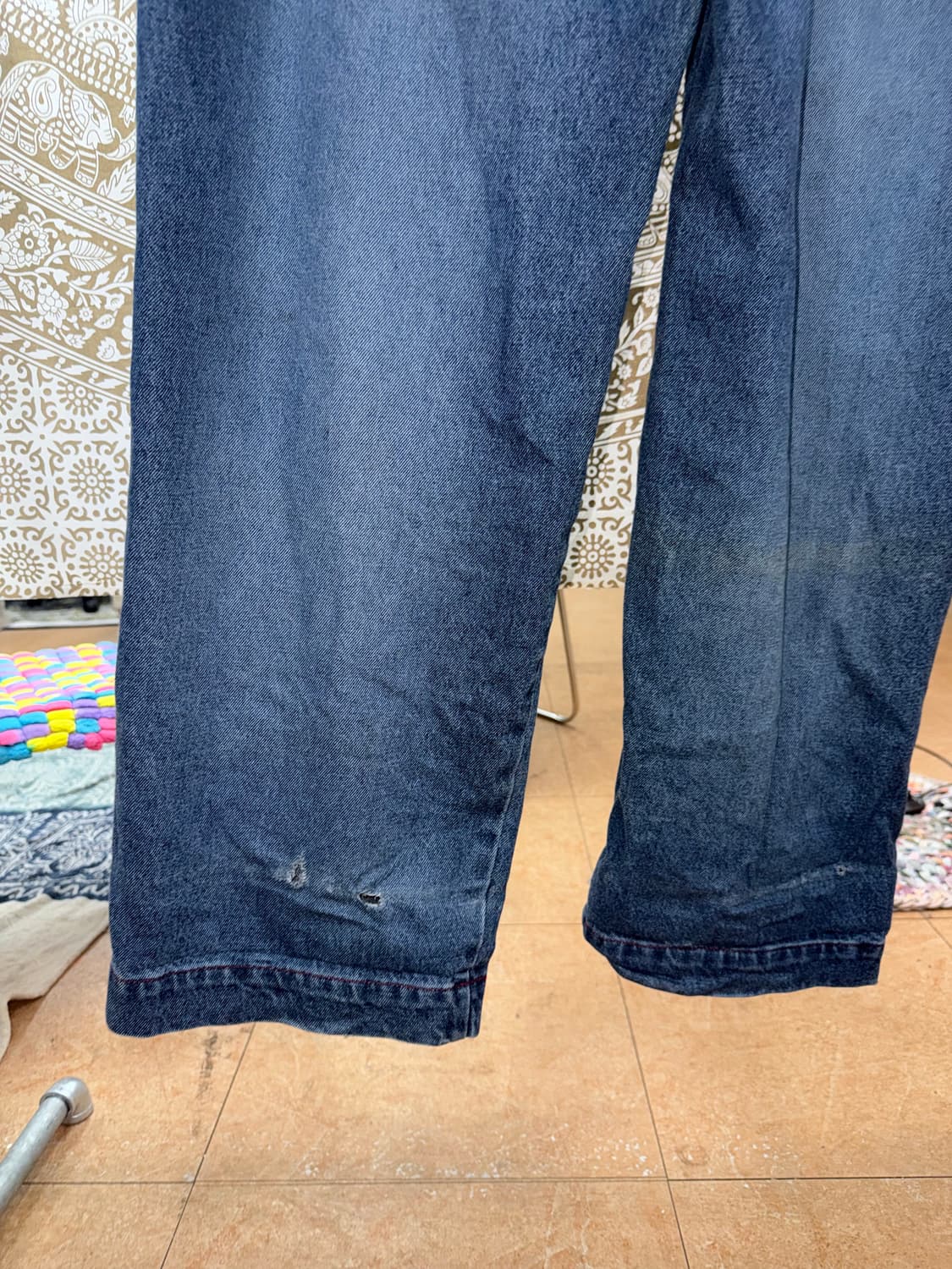 아비렉스 와이드 데님팬츠  상품이미지6