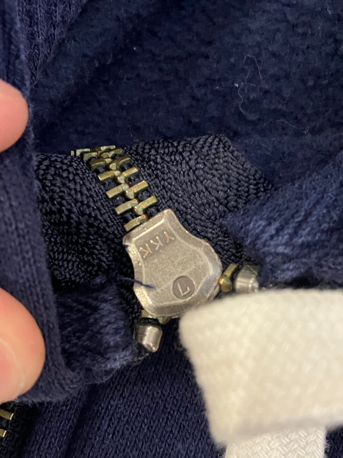 폴로 랄프로렌 와플 써멀 후드집업 네이비 상품이미지4