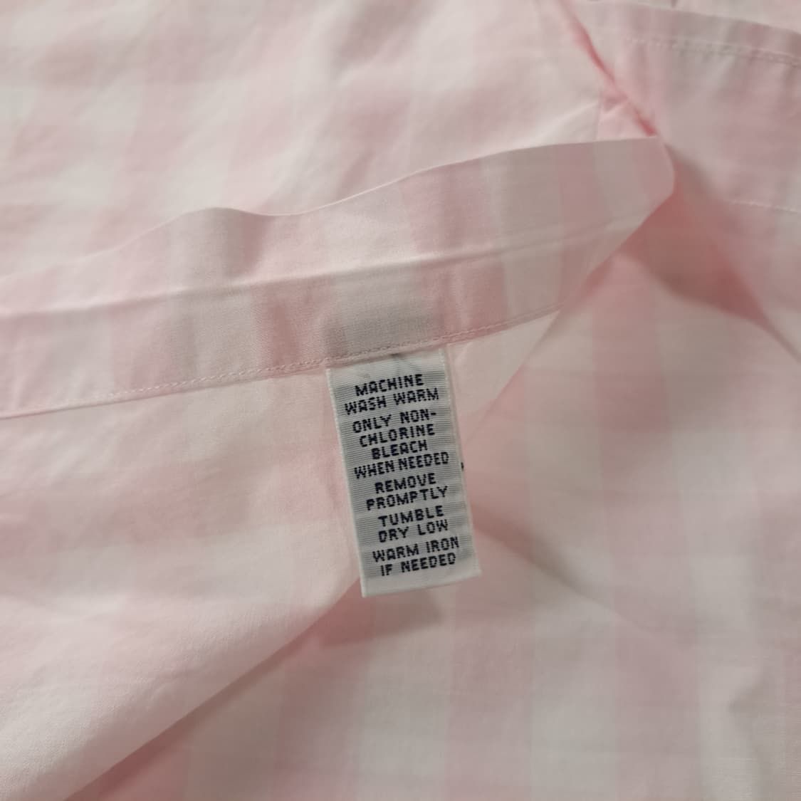 CK660 XL 폴로 00s 베이비핑크 깅엄체크 반팔 셔츠 남방 상품이미지5